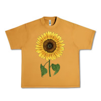 Peanut Butter giganteus sunflower Urban Heavy Tee - LillyAllenDesigns