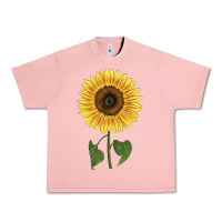 Salmon giganteus sunflower Urban Heavy Tee - LillyAllenDesigns