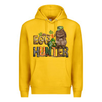 Lemon Egg hunter with rabbit Easter Day Premium Hoodie - HowdyJamesFarm
