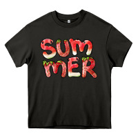 Asphalt summer watermelon and strawberry Heavy Core Tee - BarkalooDesign