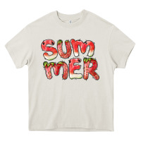 Cream summer watermelon and strawberry Heavy Core Tee - BarkalooDesign
