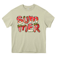 Summer Watermelon And Strawberry Heavy Core Tee | Teevron