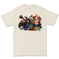 Bone halloween farm animals truck Premium Tee - RacoonDesign