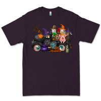 Plum halloween farm animals truck Premium Tee - RacoonDesign