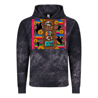 Cloud Black rodeo serape leopard glitter Vintage Hoodie - Artiststas
