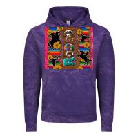 Cloud Purple rodeo serape leopard glitter Vintage Hoodie - Artiststas