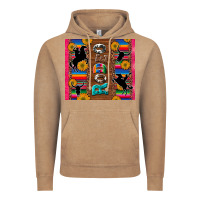 Vintage Coffee rodeo serape leopard glitter Vintage Hoodie - Artiststas