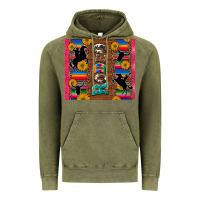 Vintage Olive rodeo serape leopard glitter Vintage Hoodie - Artiststas