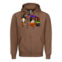 Chestnut Halloween Nurse Zipper Hoodie - LillyAllenDesigns