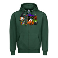 Sports Green Halloween Nurse Zipper Hoodie - LillyAllenDesigns