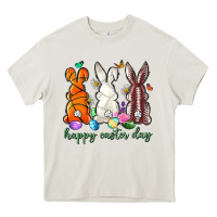 Cream happy easter day with sports Heavy Core Tee - Neo Western
