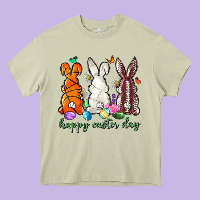 Happy Easter Day With Sports Heavy Core Tee Designed By Neo Western