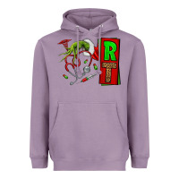 Lavender Christmas Character Nurse Heavyweight Hoodie - NancyCooperArtShop
