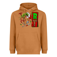 Meerkat Christmas Character Nurse Heavyweight Hoodie - NancyCooperArtShop