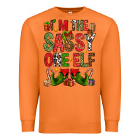 Carrot I'm the sassy on the elf Premium Sweatshirt - NancyCooperArtShop
