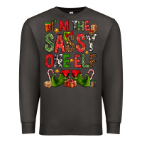 Smoke I'm the sassy on the elf Premium Sweatshirt - NancyCooperArtShop
