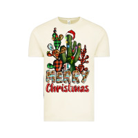 Vintage Arctic merry christmas cactus western Vintage Tee - BarkalooDesign