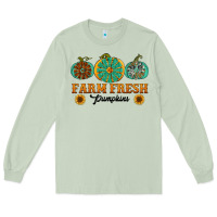 Matcha Orange glitter pumpkin Long Sleeve Tee - NancyCooperArtShop