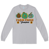 Moon Dust Orange glitter pumpkin Long Sleeve Tee - NancyCooperArtShop