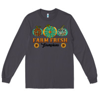 Smoke Orange glitter pumpkin Long Sleeve Tee - NancyCooperArtShop
