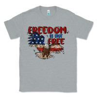 Heather Grey freedom is not free Classic Tee - MaliasSmallBusiness