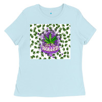 Baby Blue keep one rolled weed Ladies Tee - CTS Tumbler Store