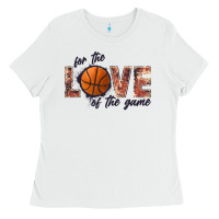 White basketball love of the game Ladies Tee - JahusDesignShop