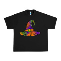 Black Spider Web Witch Hat Urban Heavy Tee - Jasminsmagicworld