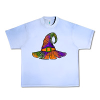 Grape Ice Spider Web Witch Hat Urban Heavy Tee - Jasminsmagicworld