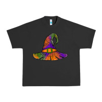 Pigment Black Spider Web Witch Hat Urban Heavy Tee - Jasminsmagicworld