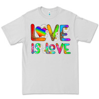 Dove Grey love is love Premium Tee - HRA Design Shop