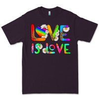 Plum love is love Premium Tee - HRA Design Shop