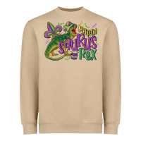 Mushroom mardi saurus rex mardi gras Heavyweight Sweatshirt - MaliasSmallBusiness