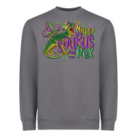Storm mardi saurus rex mardi gras Heavyweight Sweatshirt - MaliasSmallBusiness
