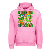 Fuchsia Pink St. Patrick's Breakfast of leprechaun Urban Hoodie - OliviaCreatesArt