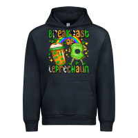 Navy St. Patrick's Breakfast of leprechaun Urban Hoodie - OliviaCreatesArt