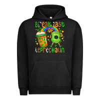 Pigment Black St. Patrick's Breakfast of leprechaun Urban Hoodie - OliviaCreatesArt