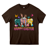 Chocolate Brown happy easter dental Heavy Core Tee - Neo Western