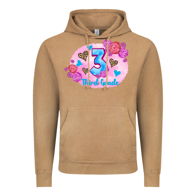 Back To School Flowers Third Grade 3200x2400 Vintage Hoodie by AdoDesignShop | Teevron