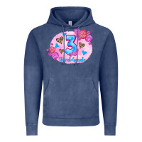 Vintage Denim back to school flowers third grade 3200x2400 Vintage Hoodie - AdoDesignShop
