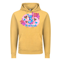 Vintage Mustard back to school flowers third grade 3200x2400 Vintage Hoodie - AdoDesignShop