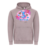 Vintage Zinc back to school flowers third grade 3200x2400 Vintage Hoodie - AdoDesignShop
