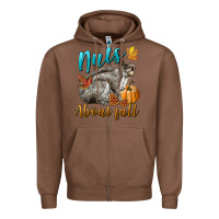 Chestnut Nuts About Fall Squirrel Zipper Hoodie - LillyAllenDesigns