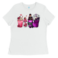 White wednesday and enid coffee cups Ladies Tee - Zillion Design Studio