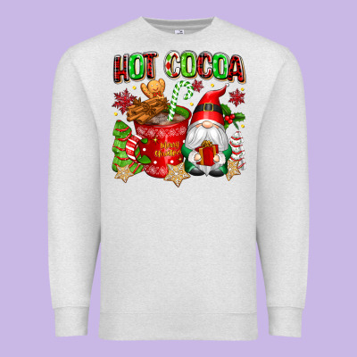 Hot Cocoa Premium Sweatshirt Designed By Texasbilliewilder