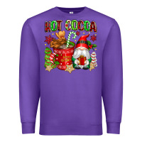 Purple hot cocoa Premium Sweatshirt - texasbilliewilder