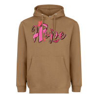 Toasted Coconut hope breast cancer Heavyweight Hoodie - NancyCooperArtShop