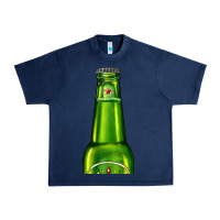 Navy green beer Urban Heavy Tee - AdoDesignShop