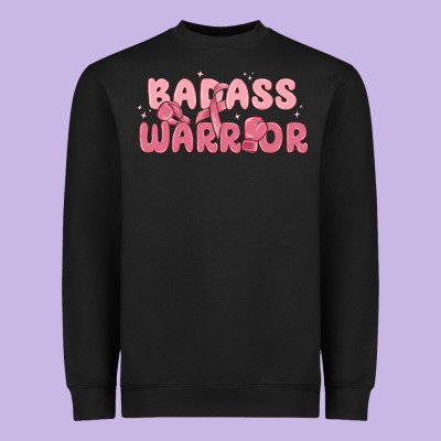 Badass Warrior Heavyweight Sweatshirt Designed By Maliassmallbusiness
