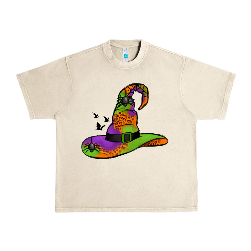 Witch Hat With Spiders Urban Heavy Tee by Jasminsmagicworld | Teevron